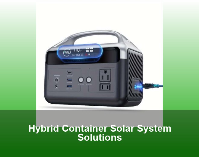 Hybrid Container Solar System Solutions